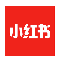 Red square logo with bold white Chinese characters that read 小红书 (Xiaohongshu), representing the Chinese social media and e-commerce platform.
